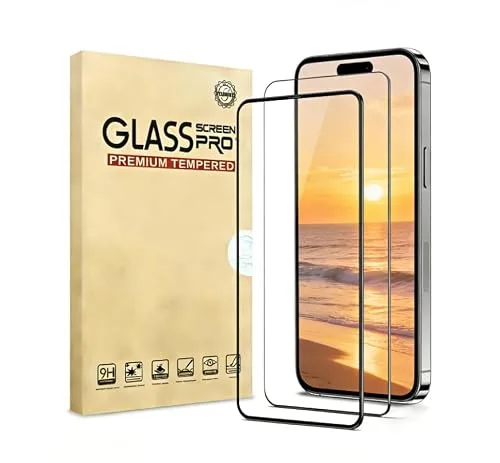 SNSLXH 2-Pack Privacy Screen Protector for iPhone 16 Pro Max